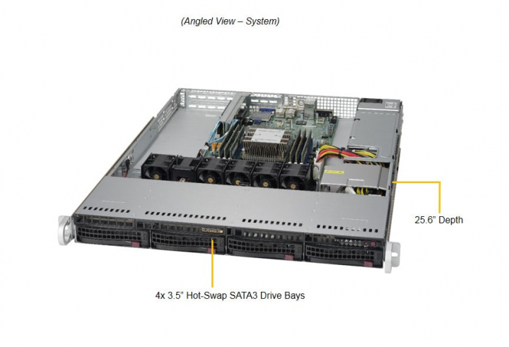 Supermicro SYS-5019P-WT 1U Rackmount Server