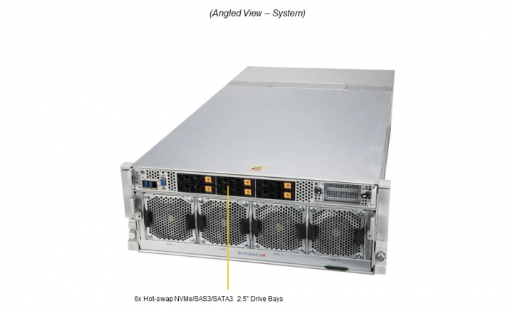 Supermicro SYS-420GP-TNAR+-US 4U Server X12 CPU
