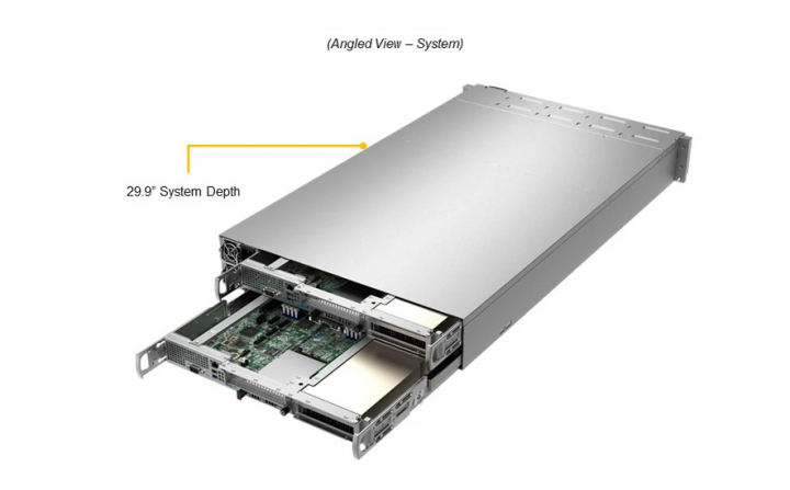 Supermicro AS-2114GT-DPNR 2U 2-Node GPU Server