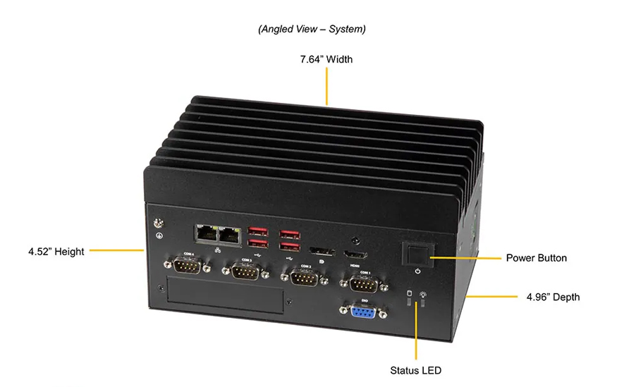 Supermicro Computer Embedded Chassis Supermicro SYS-E100-9W-IA-E | Embedded/IoT SuperServer E100-9W-IA-E