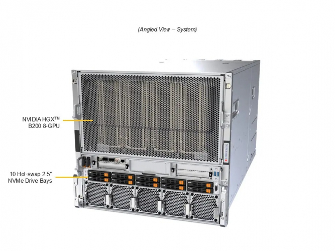 Supermicro SYS-A21GE-NBRT 10U Rackmount Server