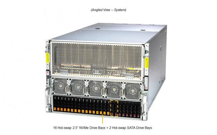 Supermicro AS-8125GS-TNMR2 8U HPC/GPU Server