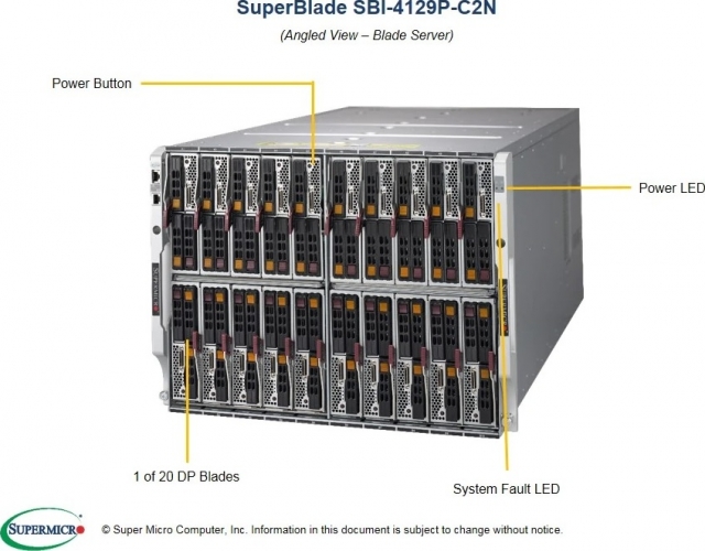 SBI-4129P-C2N | Supermicro SuperBlade Dual Xeon 