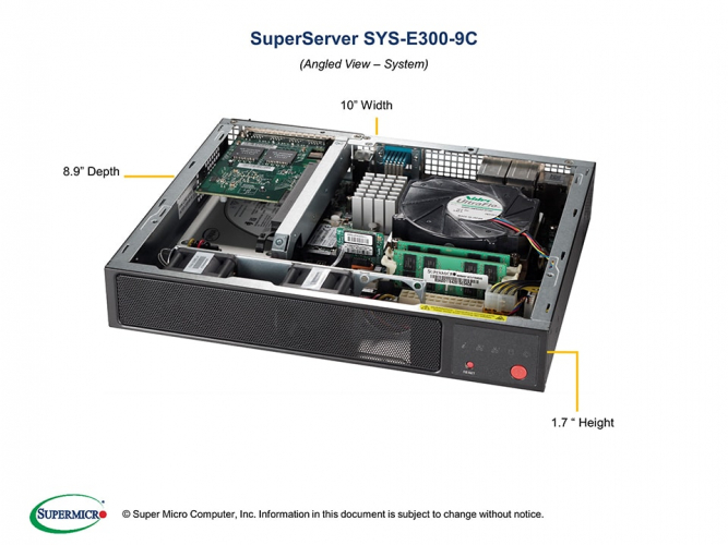Supermicro SYS-E300-9C Compact IoT/Edge Server