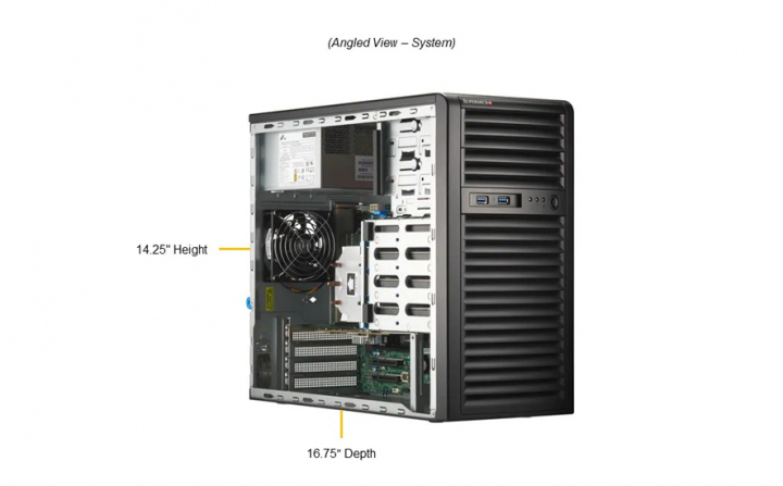 Supermicro SYS-531R-I Mini-Tower SuperWorkstation