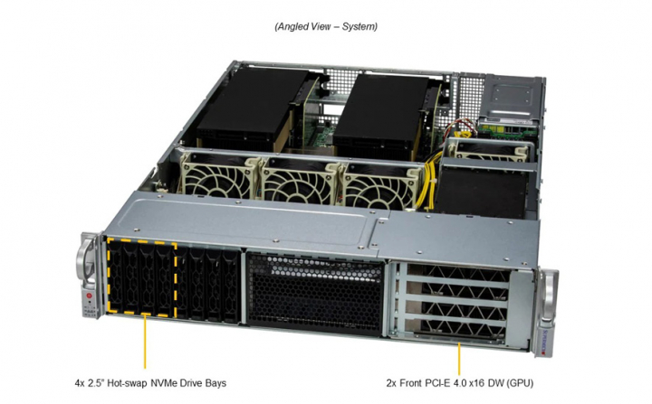 Supermicro ARS-210M-NR-M128-30 ARM 2U Rack Server