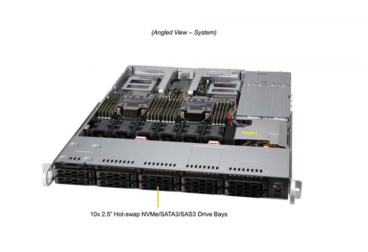 Supermicro SYS-120C-TN10R Dual Socket P+ 3rd Gen