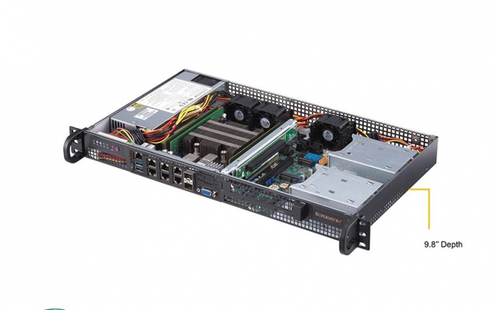 Supermicro SYS-5019D-4C-FN8TP 1U Rackmount Server