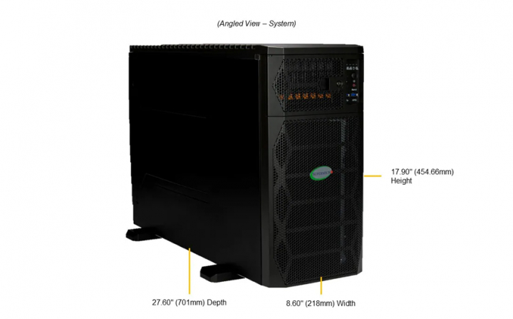 Supermicro SYS-751GE-TNRT 5U/Tower Workstation