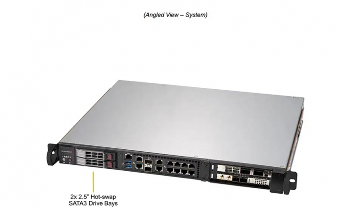 Supermicro SYS-1019D-16C-FHN13TP 1U Rack Server