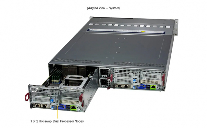 Supermicro SYS-221BT-DNC8R 2U BigTwin Server