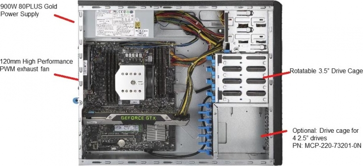 Supermicro SYS-5039A-I Tower Xeon W Workstation