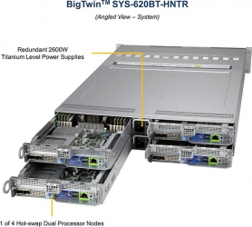 Preview: Supermicro SYS-620BT-HNTR 1 of 4 Hot-swap Dual Preview: Supermicro SYS-620BT-HNTR 1 of 4 Hot-swap Dual