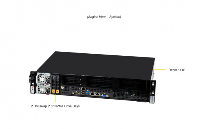 Supermicro SYS-211E-FRDN2T 2U IoT Edge Server