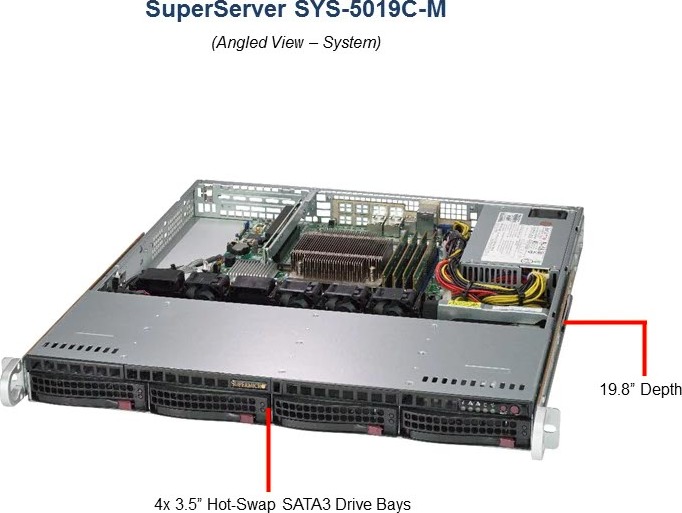 SYS-5019C-M | Supermicro SuperServer 5019C-M