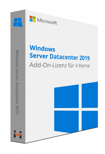 Windows Server Datacenter 2019 Add Licence 4 Core