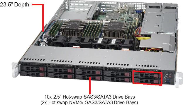 Supermicro SYS-1029P-WTRT 1HE Rack Server