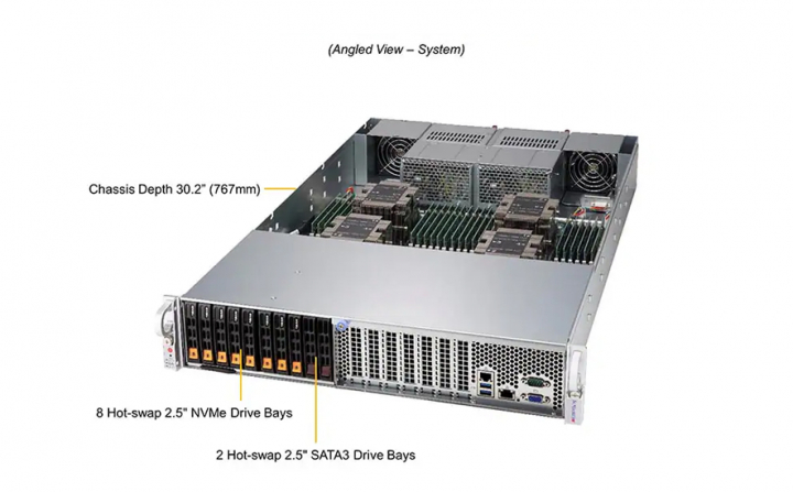 Supermicro SYS-2049P-TN8R 2U 4-Socket Cloud Server