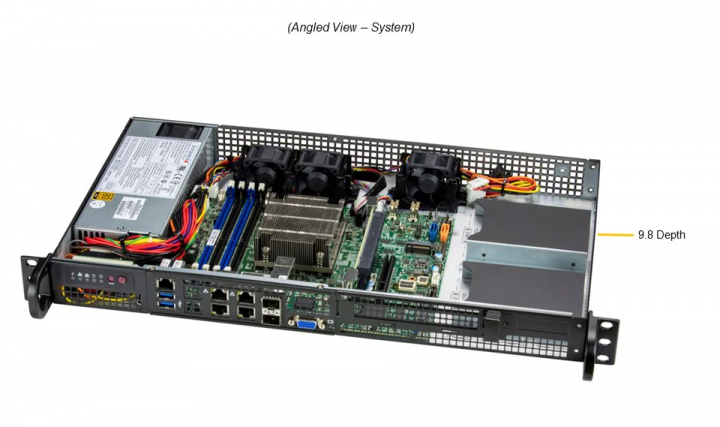 Supermicro  SYS-510D-8C-FN6P 4x DIMMs 256GB