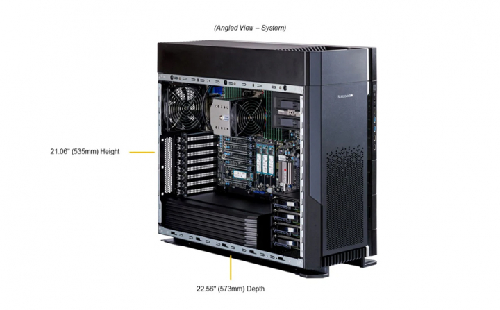 Supermicro SYS-551A-T 5U/FullTower GPU Workstation