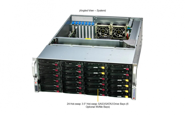 Supermicro SSG-641E-E1CR24H 4U Storage Server