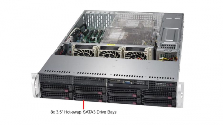 Happyware BA-DAE35-2LTCV3G-T-R 2U Rackmount Server